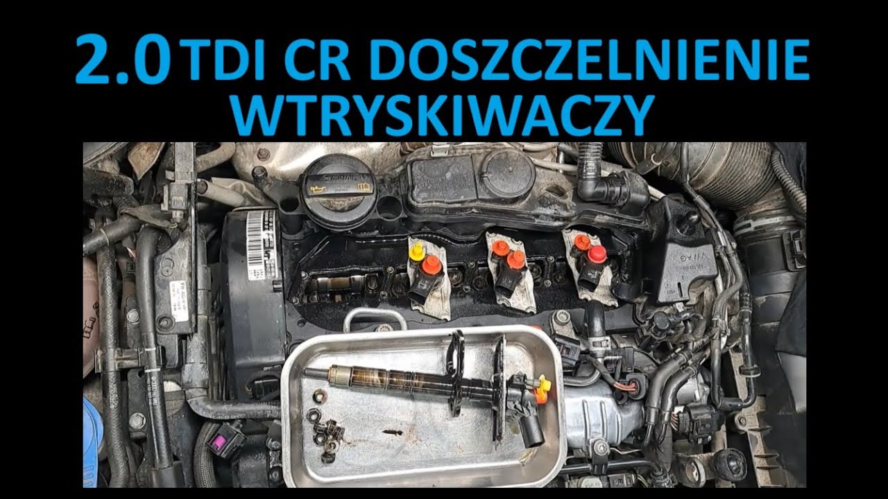 2.0 TDI CR DOSZCZELNIENIE WTRYSKÓW, VW GOLF 6.