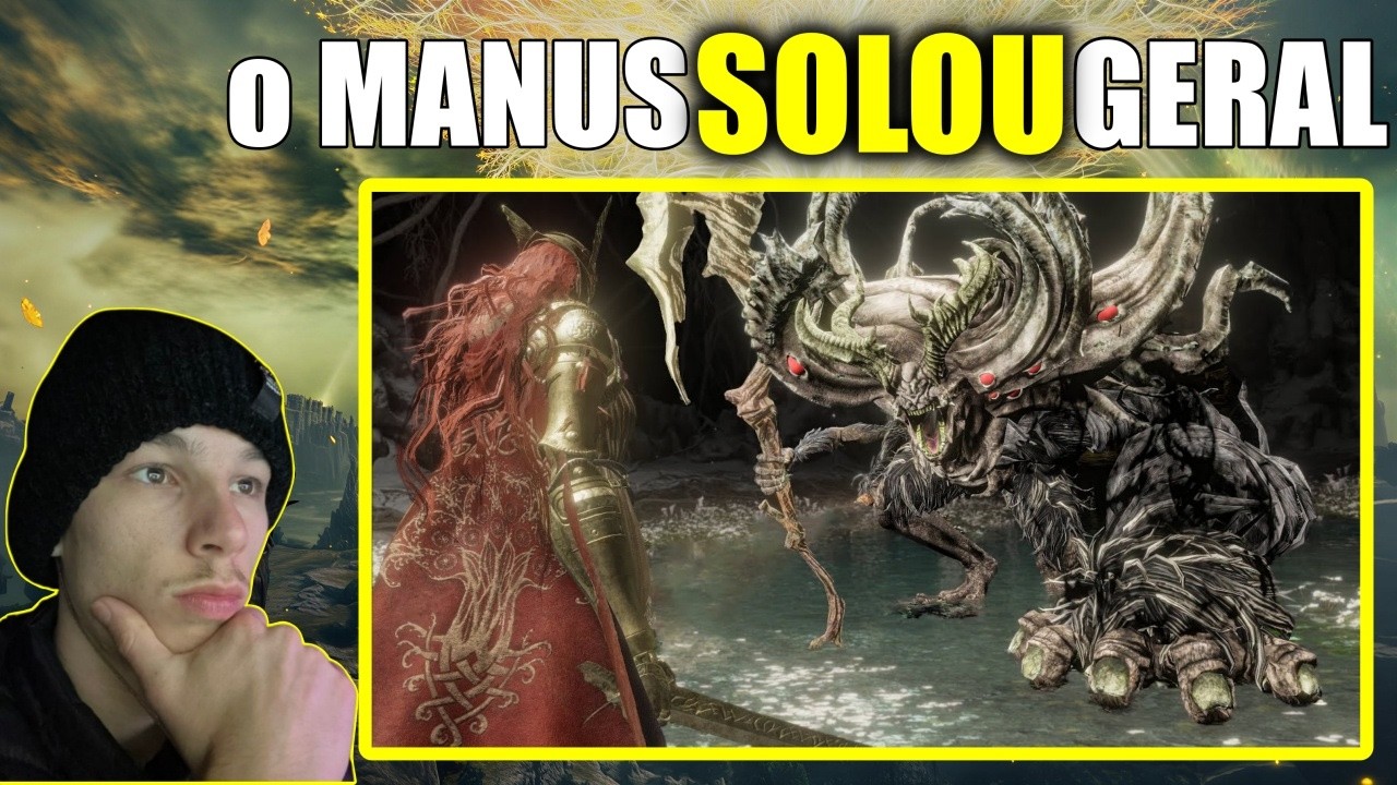 Manus Destruindo os Bosses de Elden Ring - React BjornTheBear