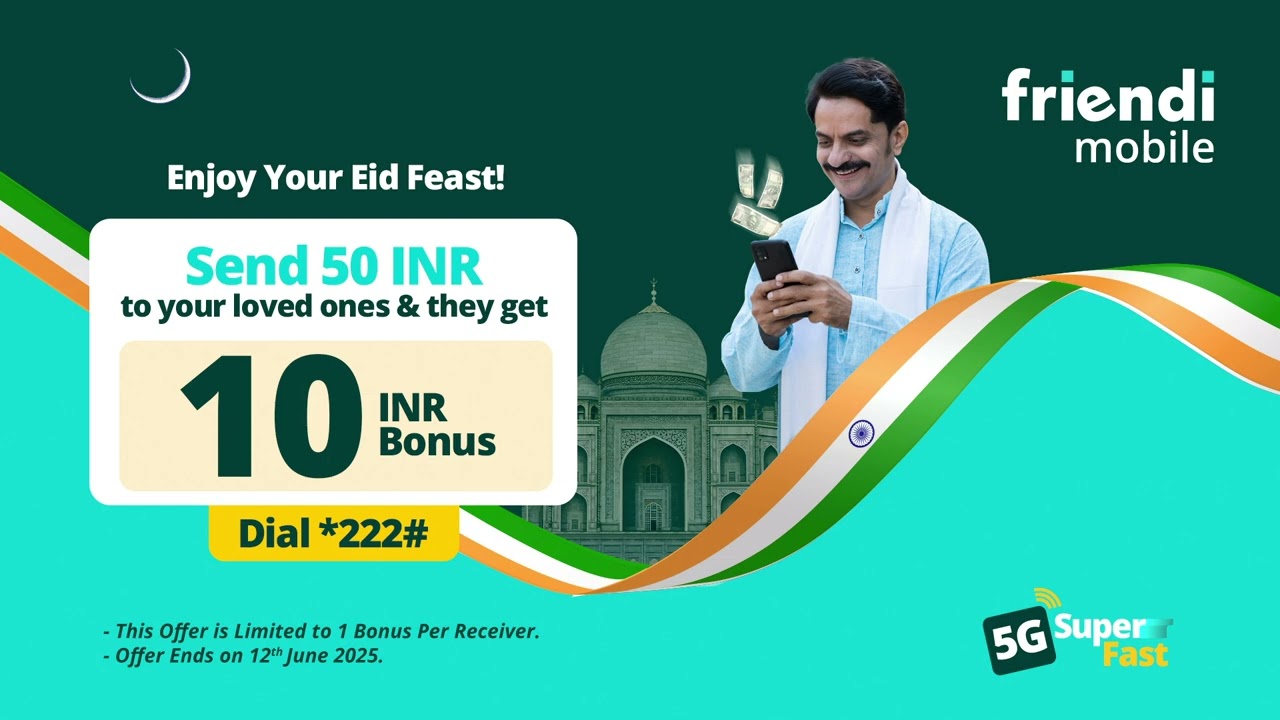 Celebrate Eid with Friendi Mobile !