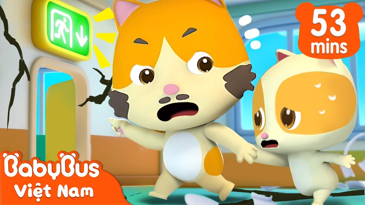 Động đất cần chú ý an toàn | Bài học an toàn | Karaoke thiếu nhi | Nhạc thiếu nhi vui nhộn | BabyBus