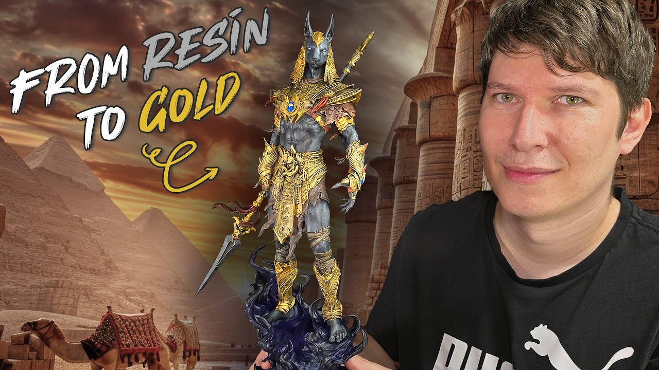 Bringing Anubis to Life - How to 3D Print & Paint the God of the Underworld