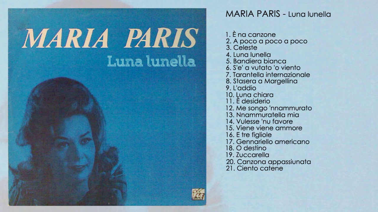 Maria Paris - Luna lunella