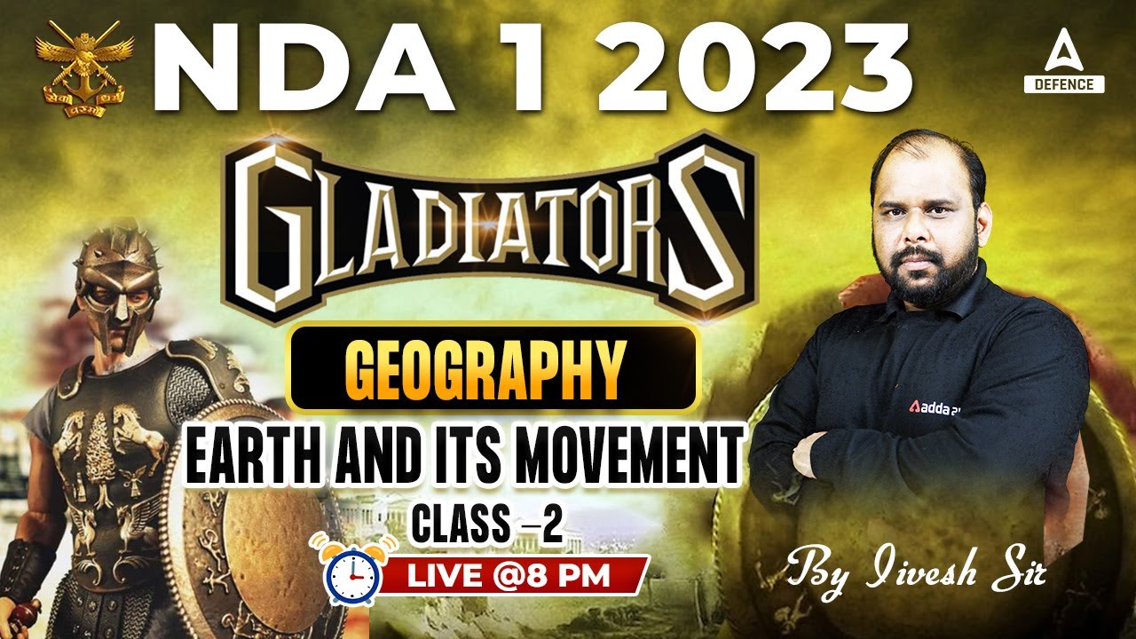 NDA 2023 Preparation | Geography  ( Earth Movement ) Class 2 by Jivesh Sir