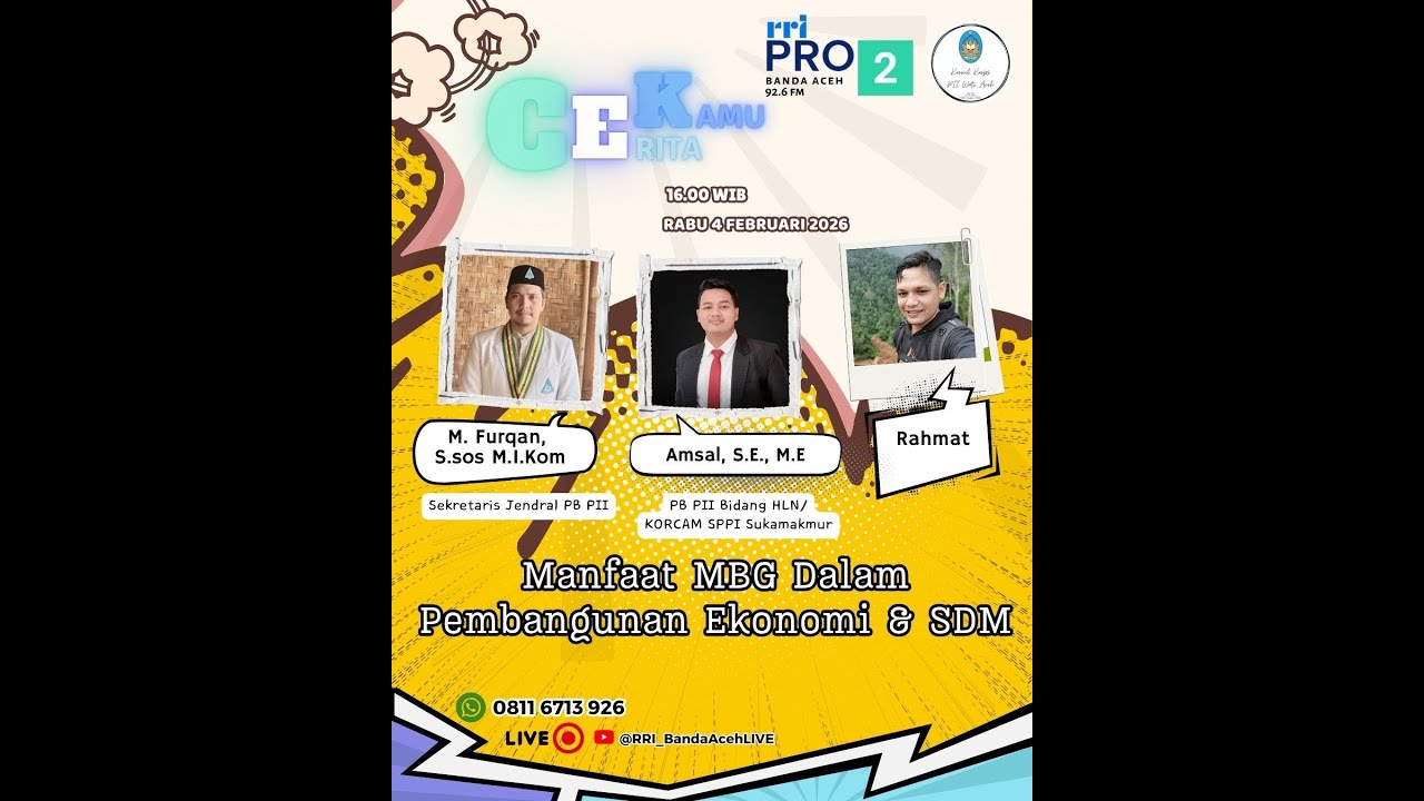 MANFAAT MBG DALAM PEMBANGUNAN EKONOMI & SDM | CCK ( Cek Cerita Kamu )