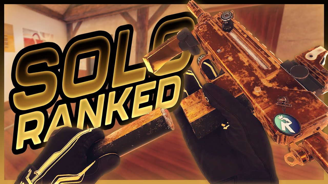 ALTIN DEĞERİNDE TAKIMA DENK GELDİM! SOLO RANKED! - Rainbow Six Siege
