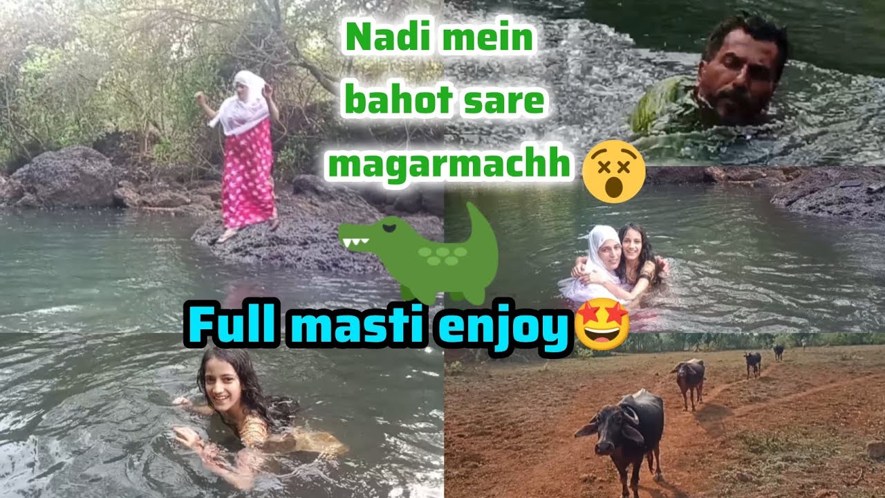 Panchandi mein hum gaye nahane bahot enjoy kiye 👍🏻😊sath mein roti bhi liye😂😂