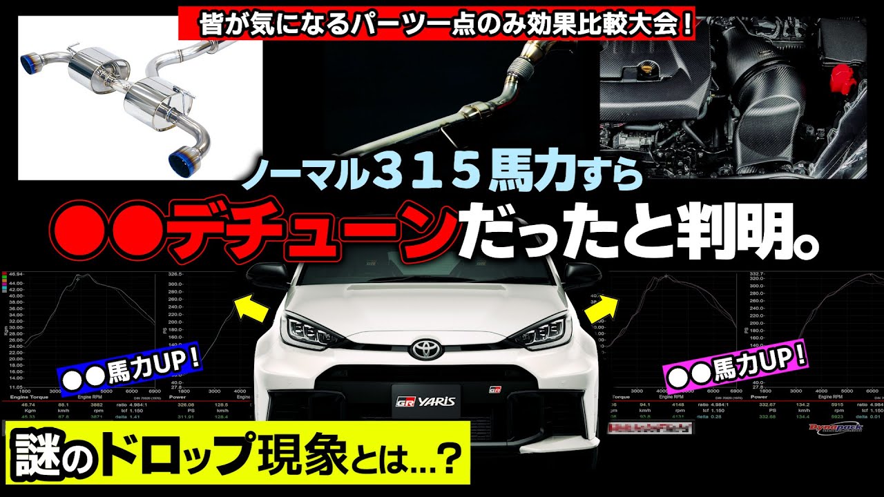 【後期GRヤリスやば！】ノーマルを病的に知る！パーツ一点だけ効果比較と｜別格380馬力仕様