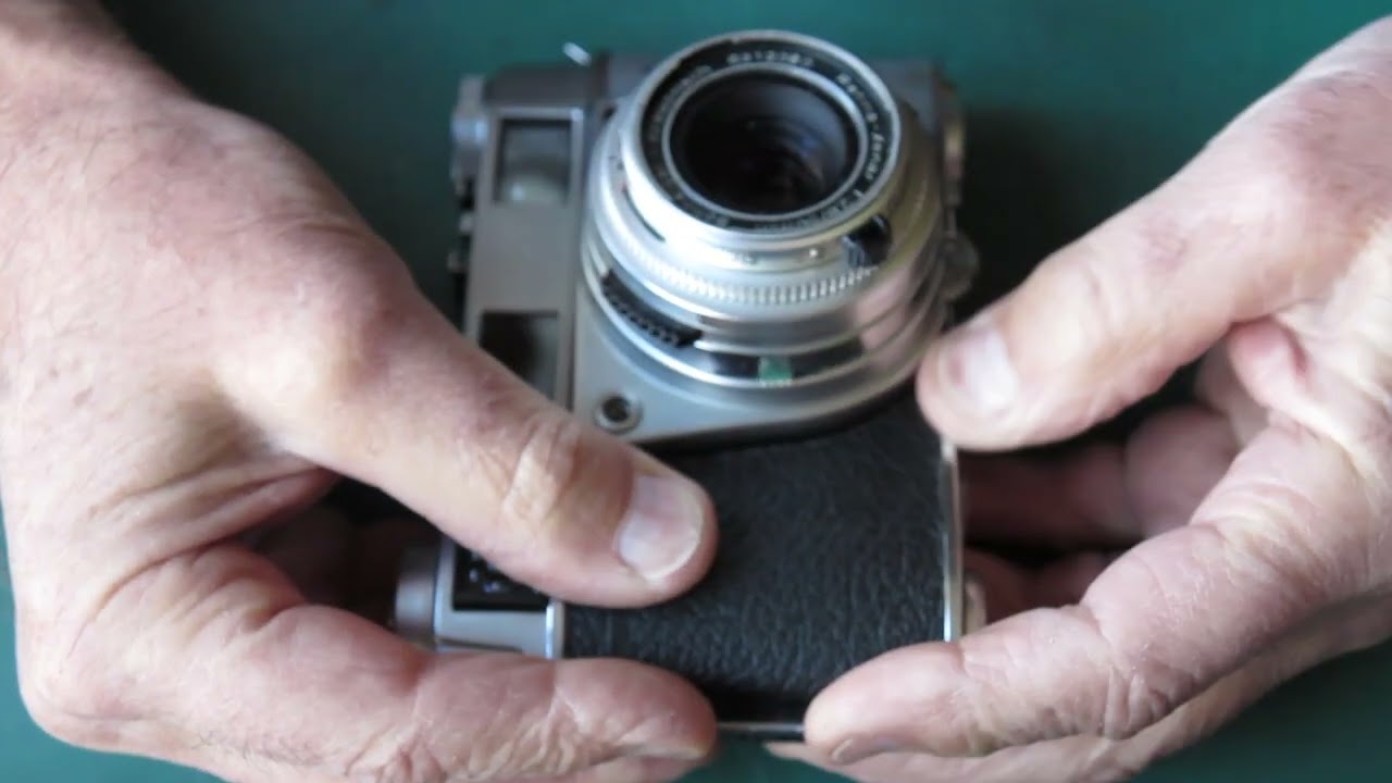 Kodak Retina IIIS camera repair, servicing three cameras, part 21