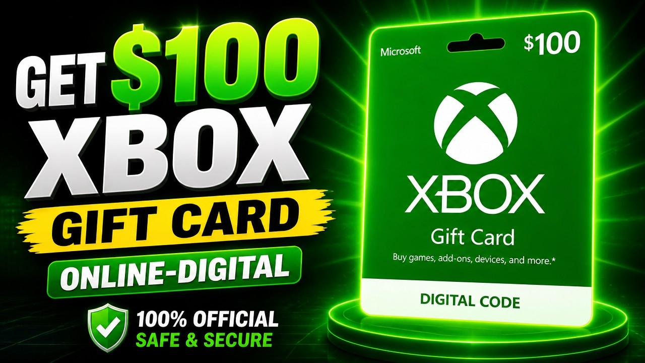 How to Get a $100 Xbox Gift Card Online-Digital