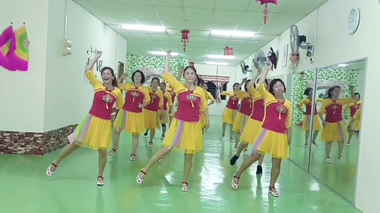 最炫民族风line dance
