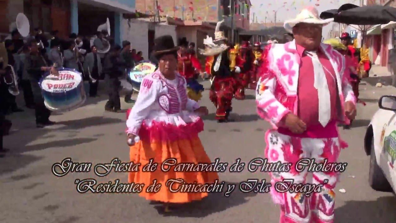 Carnavales de Chutas Choleros Residentes de Tinicachi en Tacna 2016