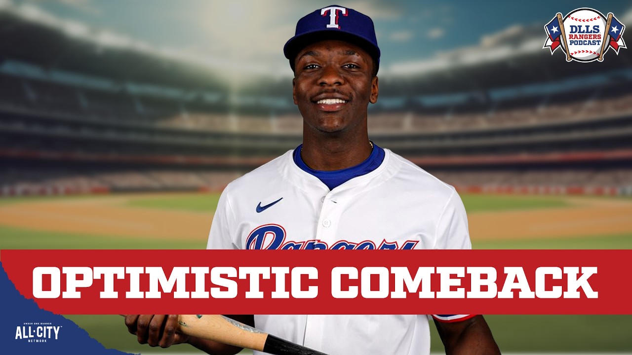 Rangers Top Prospect Sebastian Walcott Staying Positive After Elbow Injury | DLLS Rangers Podcast