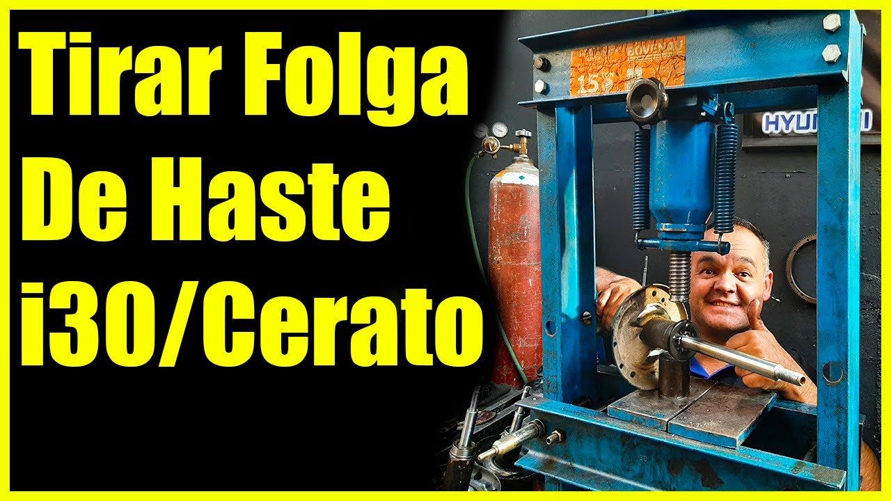 Como tirar folga de Haste Amortecedor i30 Cerato | Curso de amortecedor