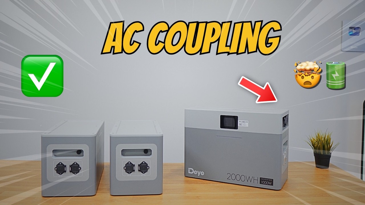 Modo AC Coupling no Deye Micro Hybrid ESS | Bateria para Qualquer Sistema Fotovoltaico Existente 🚀�