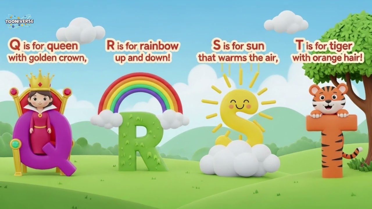 ABC Song   learn the alphabet for kids   Tooniverse