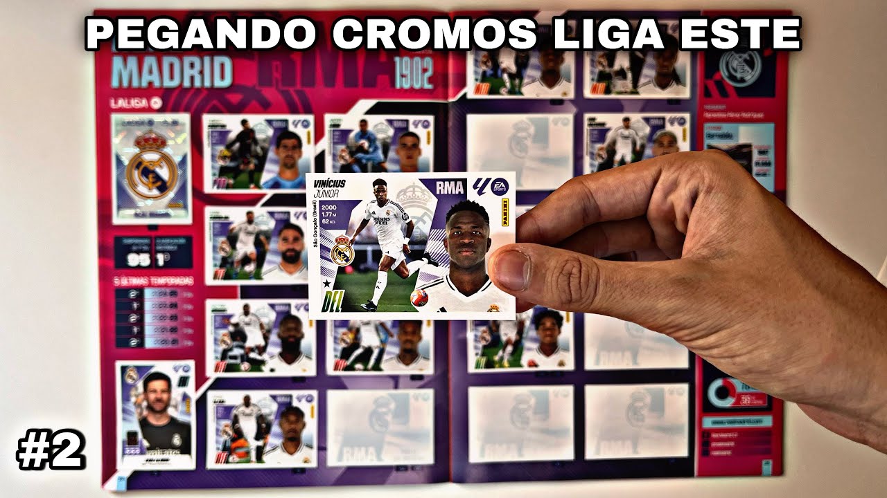PEGANDO CROMOS LIGA ESTE 2025/26!! #2