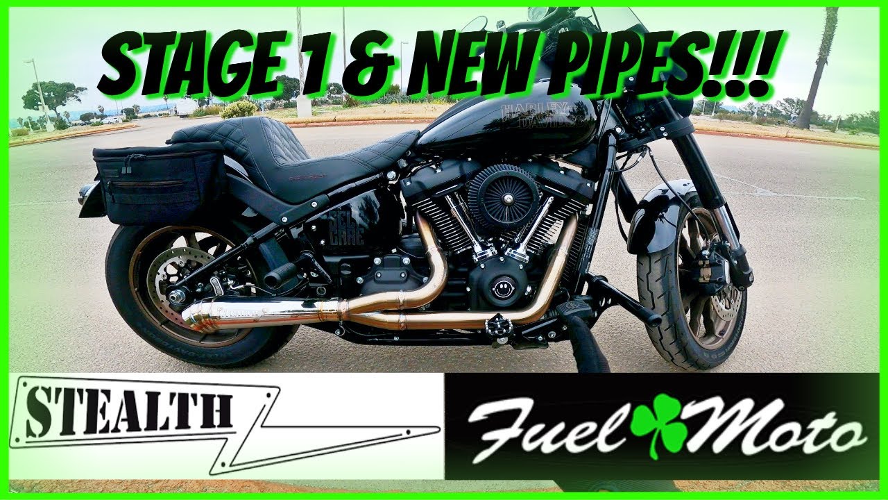 Slealth Turndown Pipes on my Low Rider S 114! | Fuel Moto Stage 1 Tune!