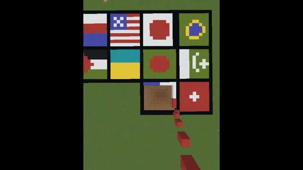 Chile concrete powder fall #minecraft #gaming #mcpe #shorts