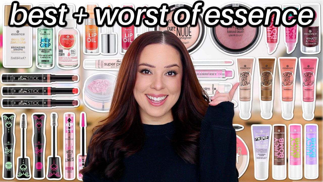 I tried ALL of the VIRAL essence makeup (what’s *truly* worth trying in 2025)