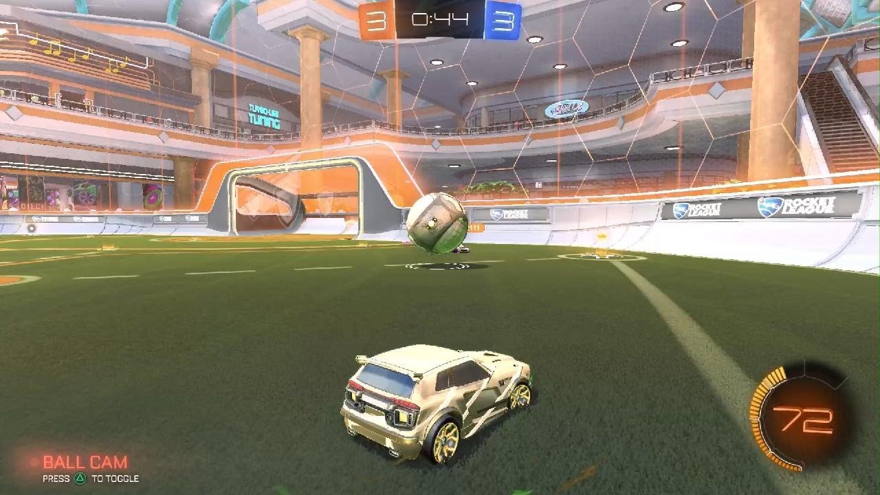 Rocket League gold gameplay