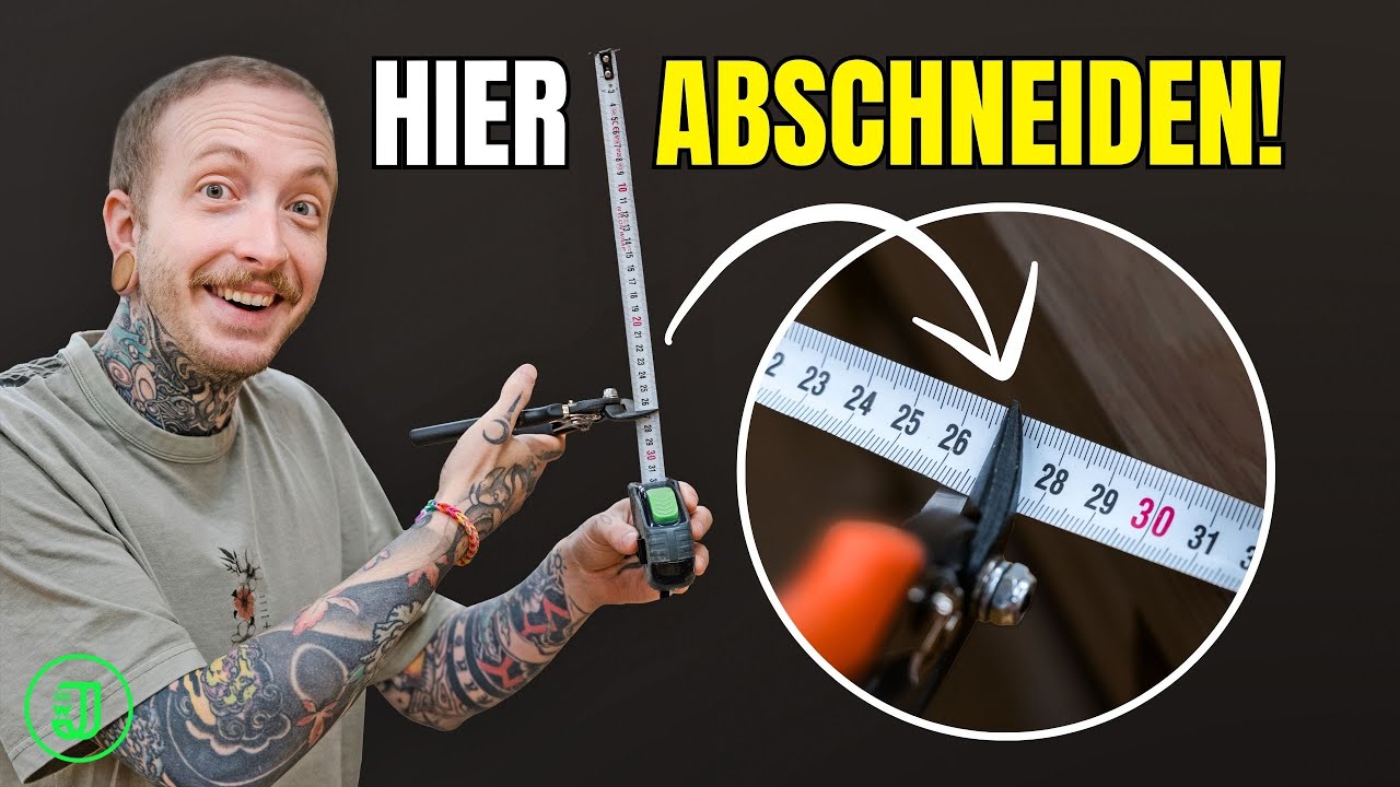 👉 Darum solltest du dein MAßBAND unbedingt ABSCHNEIDEN! ✂️🤯 | Jonas Winkler