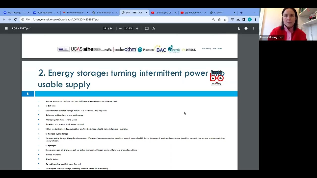 OTHM L7 DiESM-Unit-Environmental Science and Energy Transition-LO4-(EH)