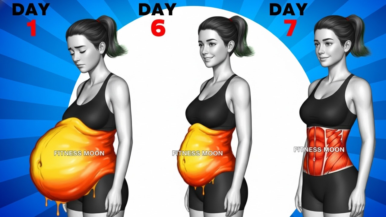 30 No-Jump Belly Fat Burners 🔥 Flatten Your Stomach & Sculpt a Slim Waist at Home ✨
