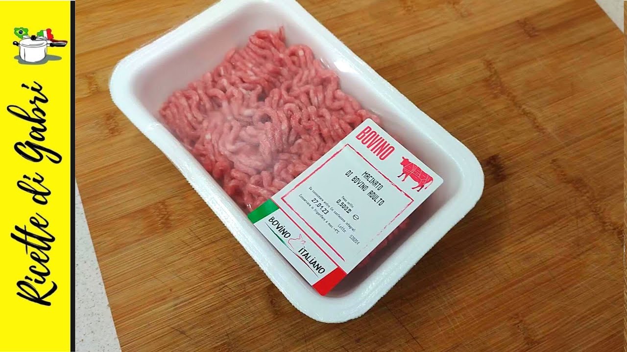 У вас есть поднос с говяжьим фаршем? Вкусный и очень простой рецепт от Габри