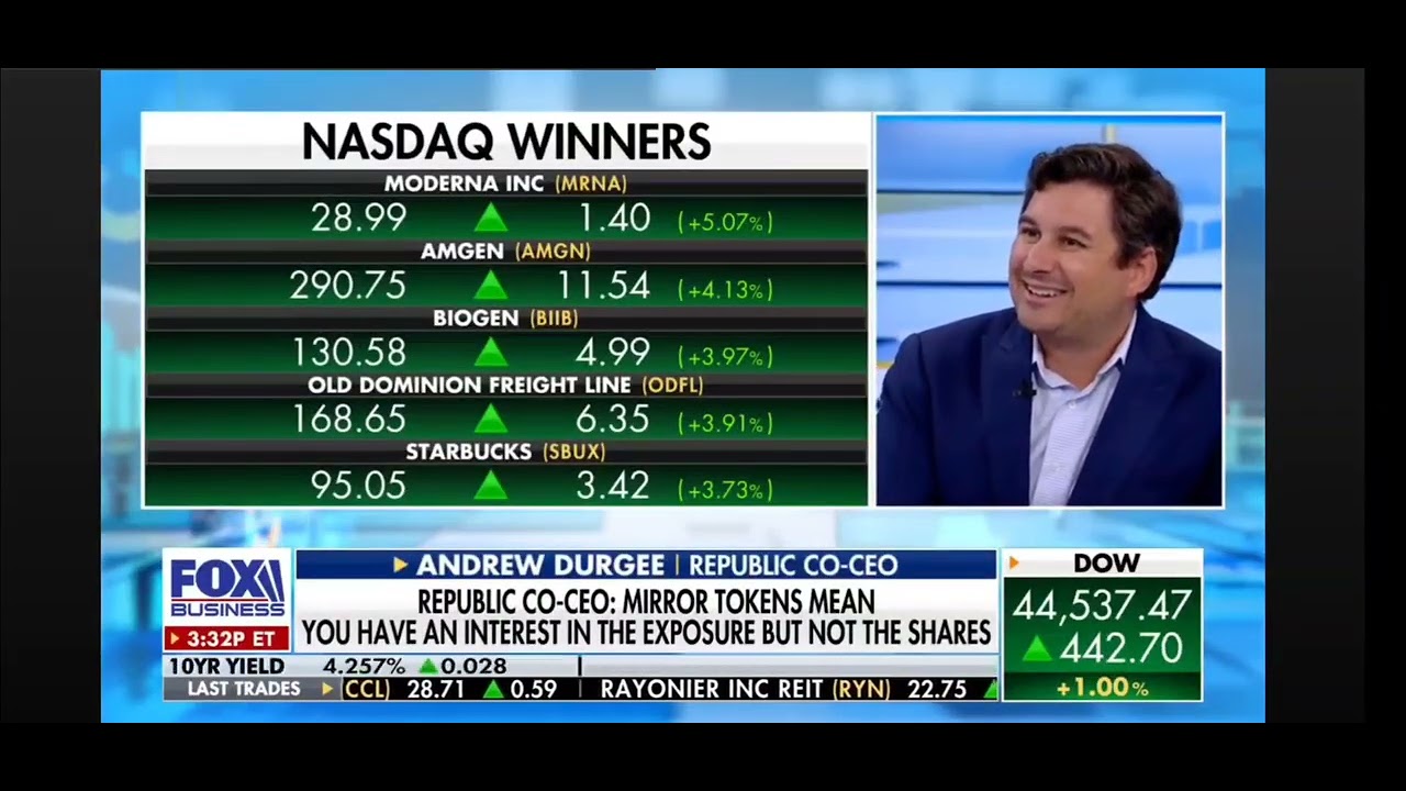 Co-CEO of Republic Interviewed on Mirror Token