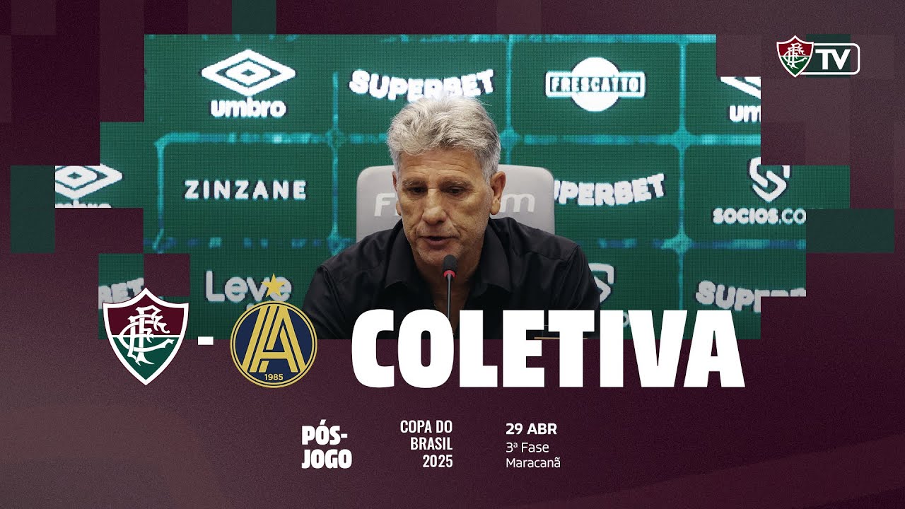 COLETIVA RENATO GAÚCHO | FLUMINENSE 1X0 APARECIDENSE | COPA DO BRASIL | 3ª FASE