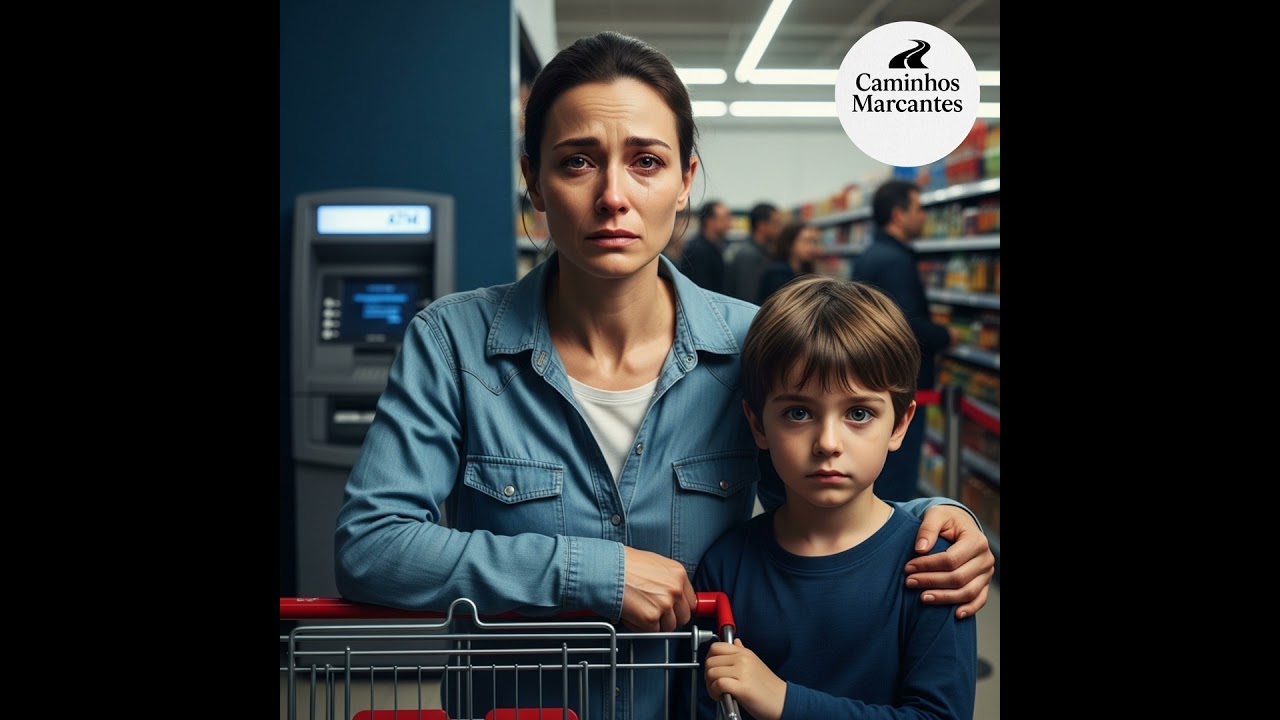 O Cartão Dela Foi Recusado e o Filho a Observava