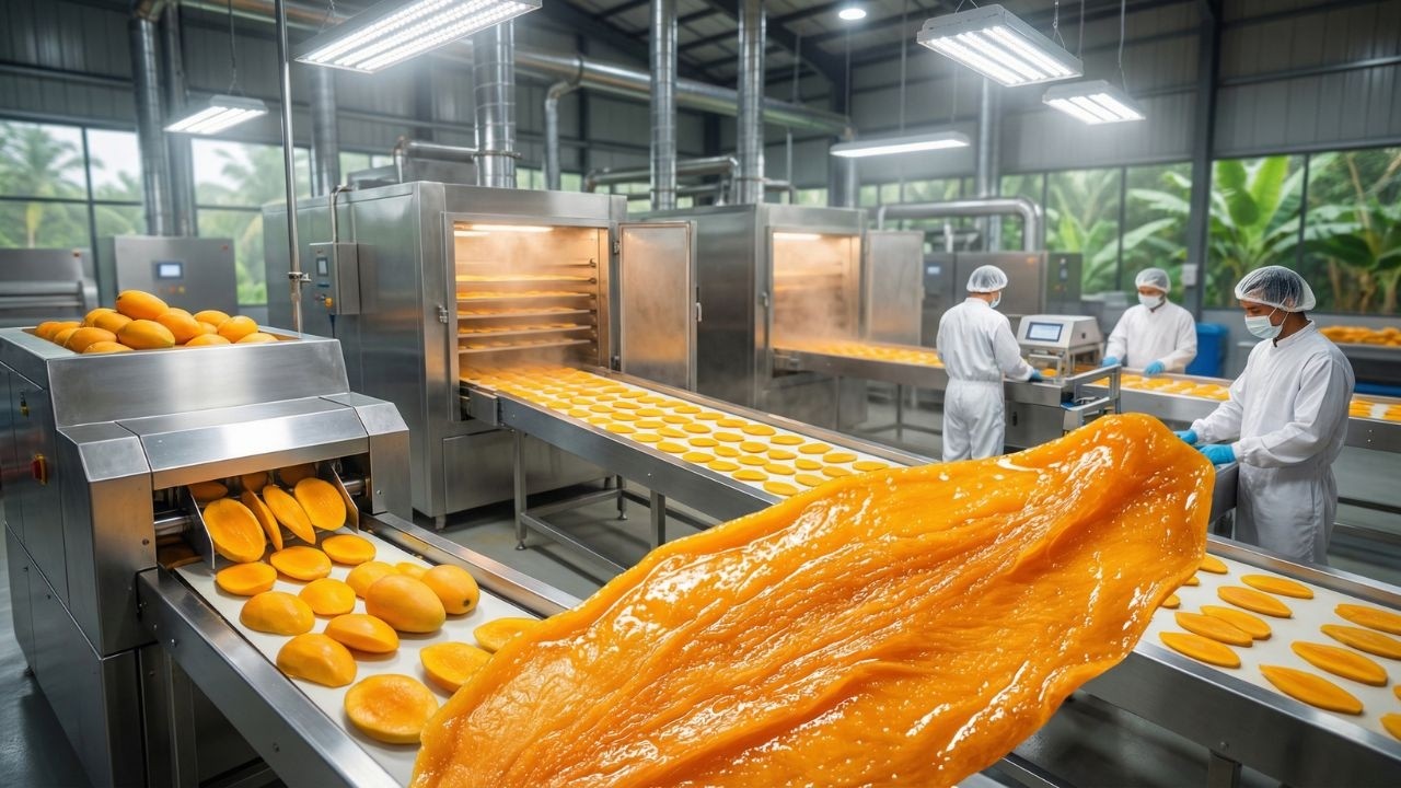 Inside the World’s Most Advanced Dried Mango Factory | Exotic Fruit Processing