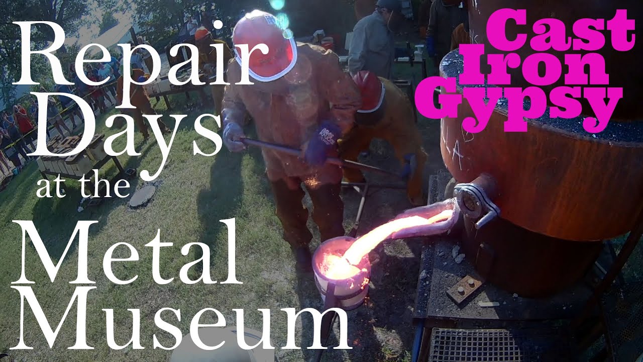 Repair Days at the National Ornamental Metal Museum - Cast Iron Gypsy on the Iron Trail