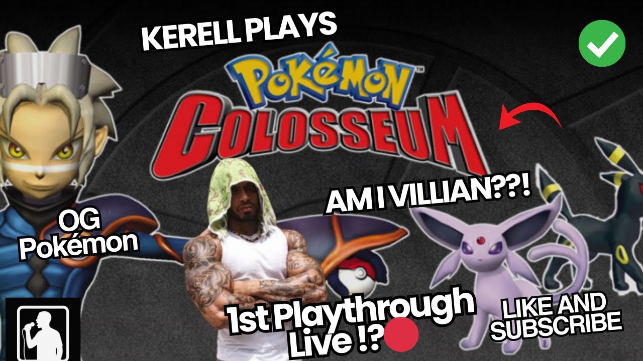 Pokémon Colosseum Live — Continuing the Playthrough (Part 2)| Shadow Pokémon & Retro #pokemon #anime