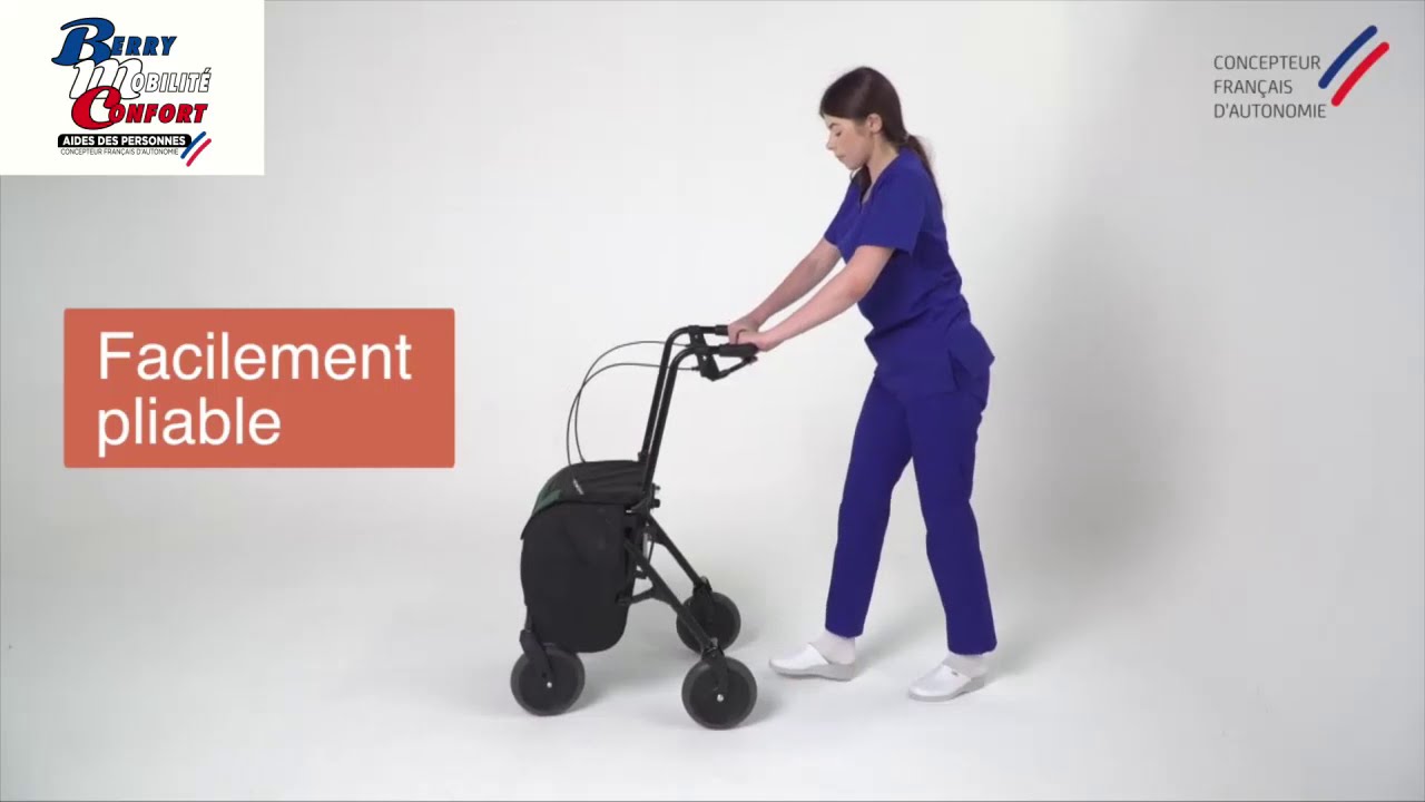 SHOPIROLL par Berry MC, le rollator multifonctions idéal pour les courses