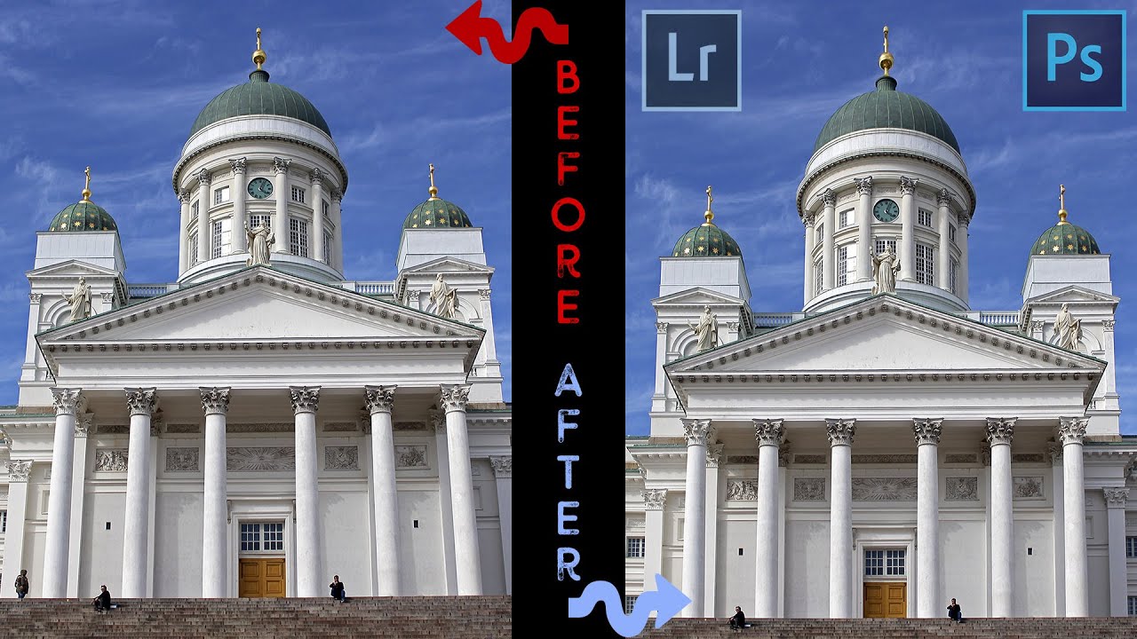 Fixing Converging Lines or Keystoning in Photoshop and Lightroom
