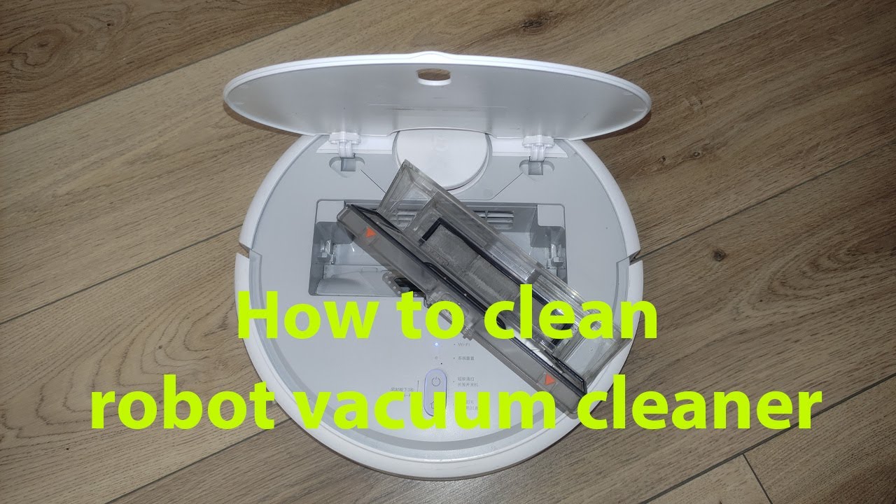 How to clean a robot vacuum cleaner