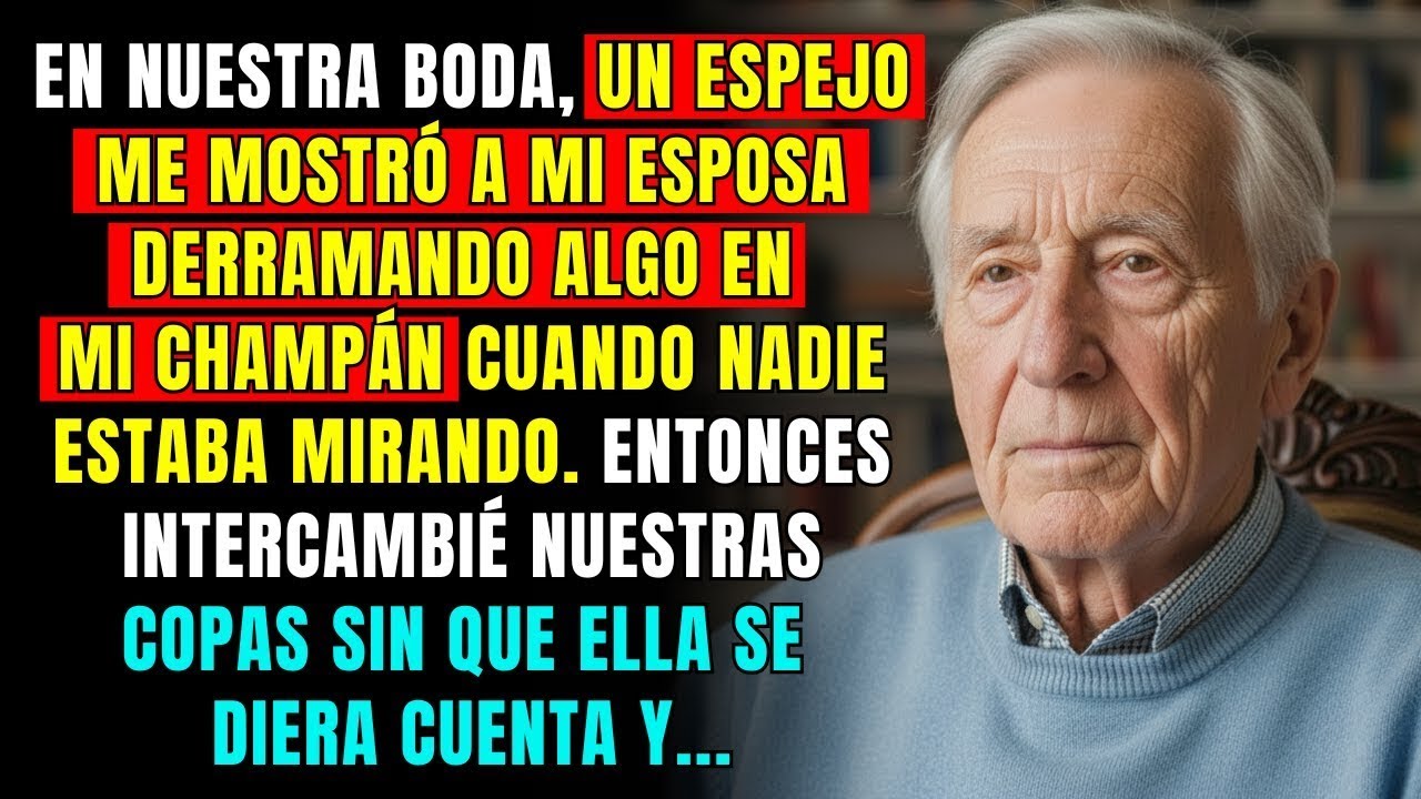EN NUESTRA BODA, VI A MI ESPOSA VERTER ALGO EN MI CHAMPÁN CUANDO NADIE ESTABA MIRANDO. ENTONCES…