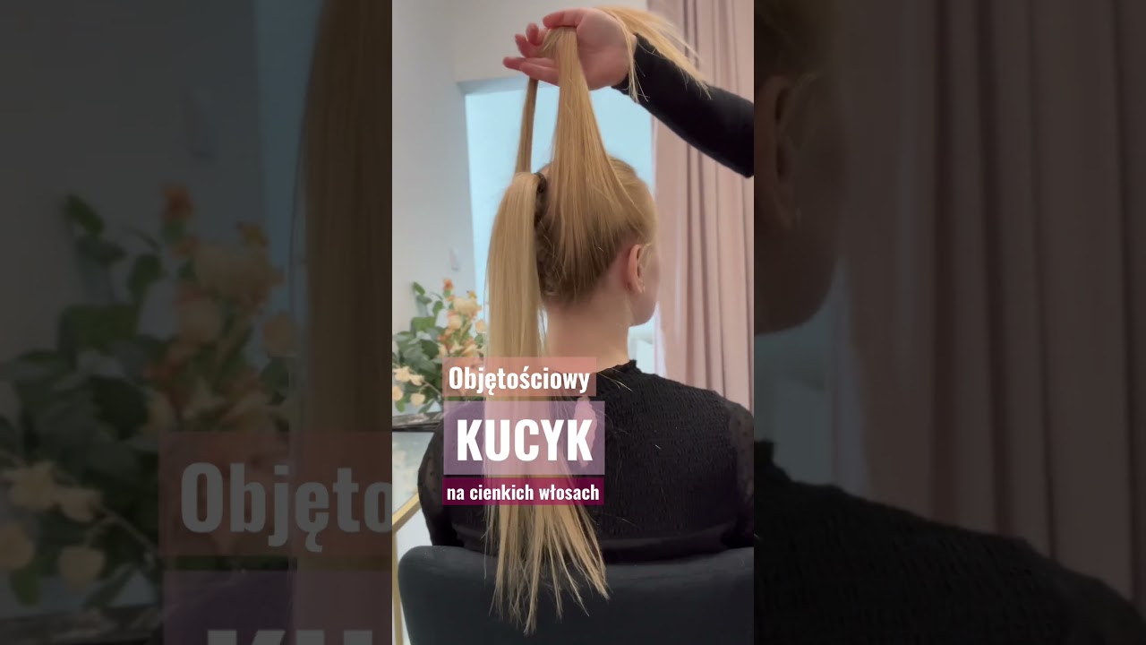 Grubszy kucyk w 5 minut! Więcej trików fryzjerskich na kanale :) 