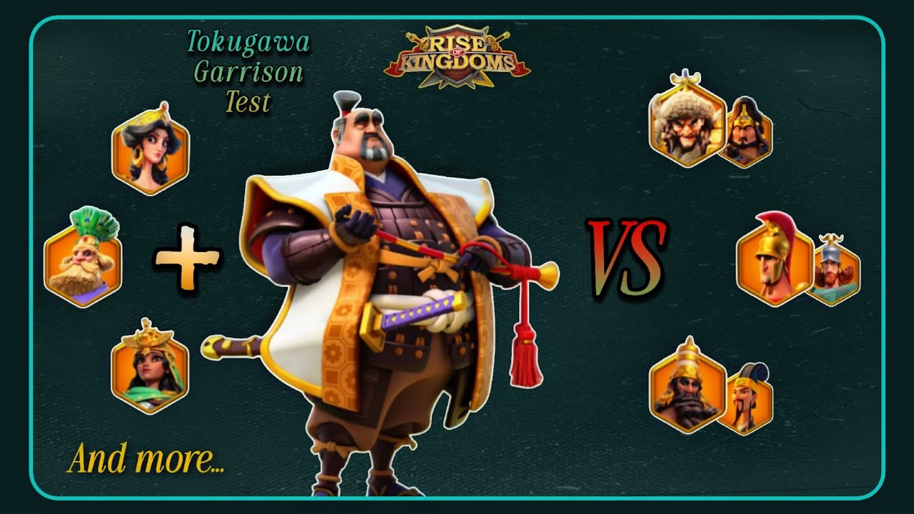 Tokugawa Ieyasu Garrison Test (vs All) - Rise of Kingdoms