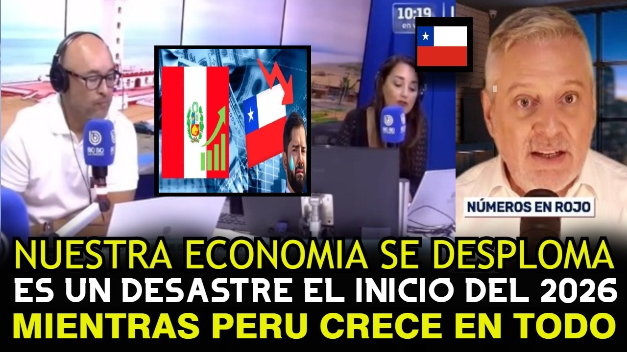 CHILENOS PREOCUPADOS porque MIENTRAS PERU CRECE CHILE DECRECE en el INICiO del AÑO 2026