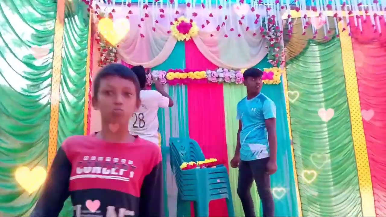 বিয়ে বাড়ির হলুদ মঞ্চ সাজালাম🥳#video vairal