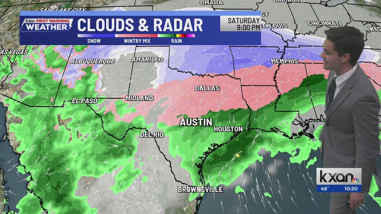 Showers mid-week, potential winter storm in Texas next weekend | KXAN Weather Forecast (Jan. 18)