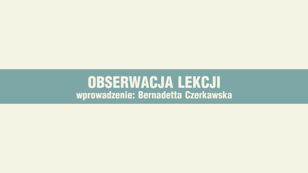 Obserwacja lekcji