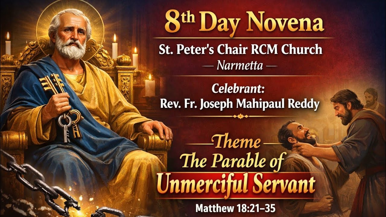12-02-2026 - St. Peter's Chair Church Annual Feast - Eigth Day - Narmetta, Warangal Diocese