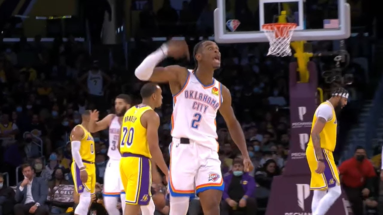 SGA & Thunder Don't Back Down In CLOSE ENDING At Lakers!