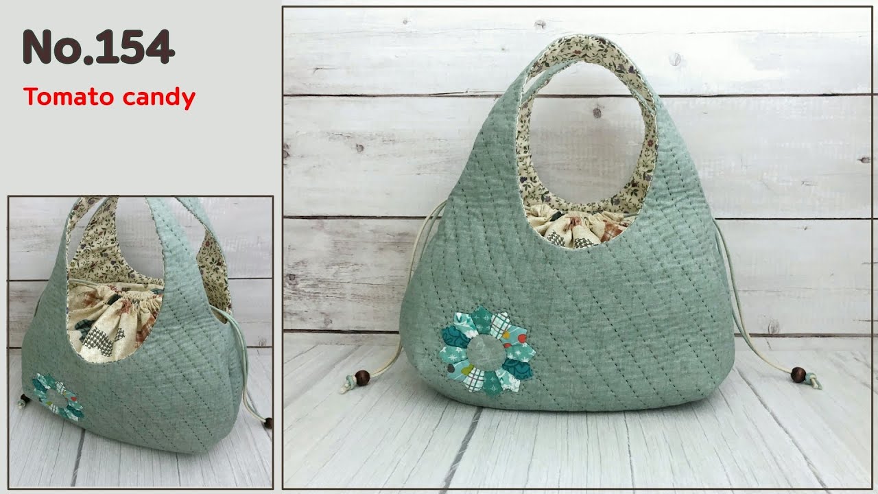 퀼트 No.154 스트링, 퀼팅 가방 (String handbag), How to make, 네이버 토마토캔디 퀼트패키지