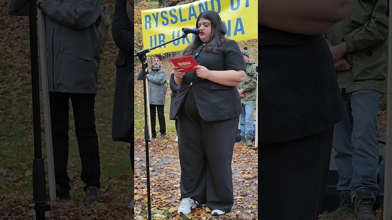 Moska Hassas, ordförande, SSU, tal Fria Ukrainas plats 25/10/29