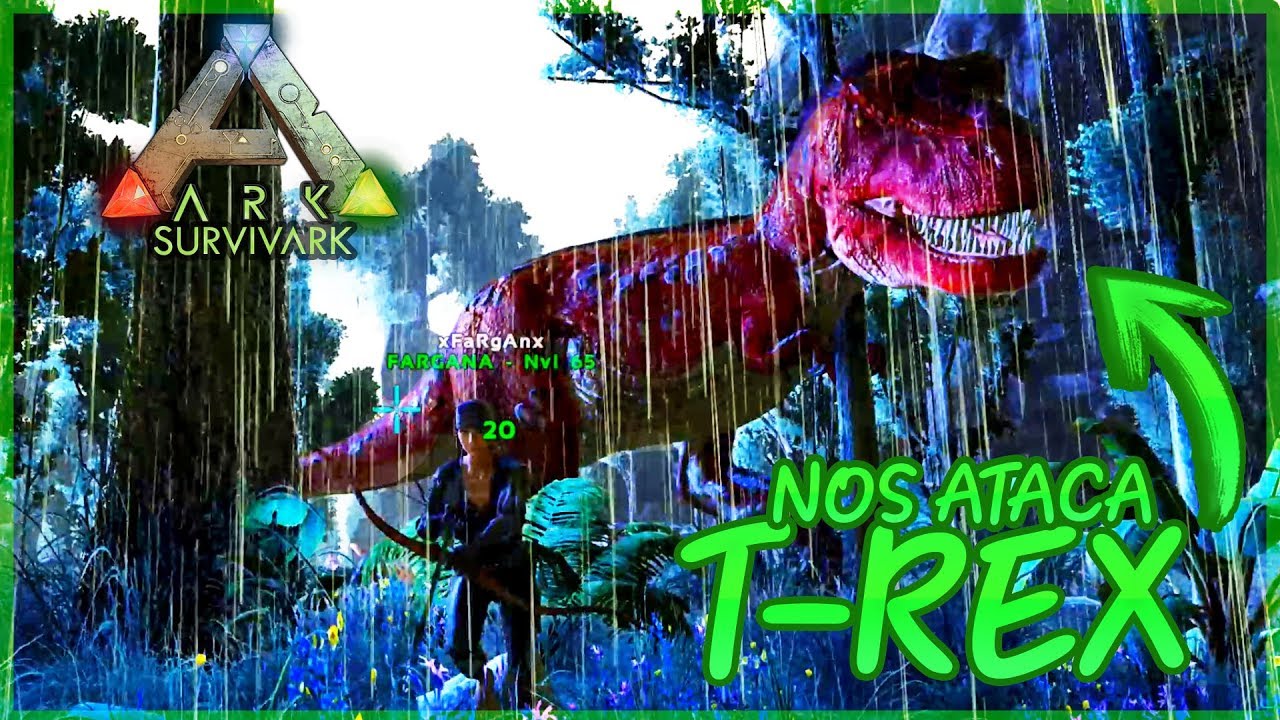 NOS ATACA UN T-REX  - ARK SURVIVARK #7