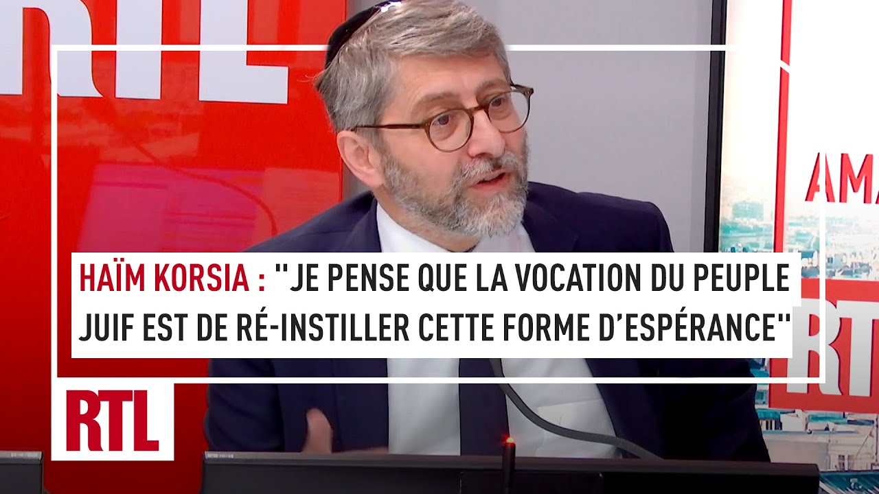 Haïm Korsia, Grand Rabbin de France, invité de RTL Matin (intégrale)